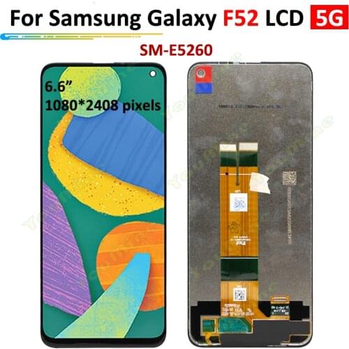 6.6" LCD For Samsung Galaxy F52 5G SM-E5260 LCD Display Touch Panel Screen Digiziter Assembly For Samsung F52 5G E5260 LCD