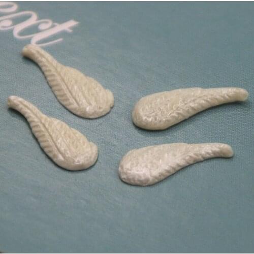 10pairs 17x6mm Angels Wings Cute Resin Flat back Cabochons Miniature Art DIY Hair Clip Decoration