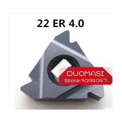 22ER 4.0ISO Carbide Threading Inserts 4.0 Pitch Threaded blade,Cutting Carbide Inserts for Threading Lathe Holder