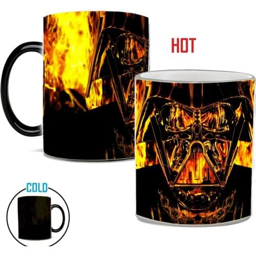 Disney Darth Vader Discoloration Mug Coffee Cup Foreign Trade Cup Coffee Mugs Christmas Mug Cute Cup Travel Mug