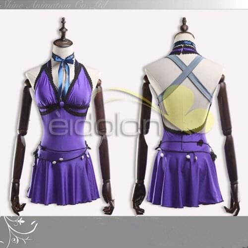 Hot Game Final Fantasy 7 Tifa Lockhart Cosplay Costume Fashion Purple Formal Dress Unisex Role Play Clothing Custom-Make Any