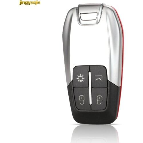 Jingyuqin 5pcs Luxury Remote Key Shell Fob For Ferrari 458 588 488GTB La Ferrari Smart Car Key Housing Case Replacement
