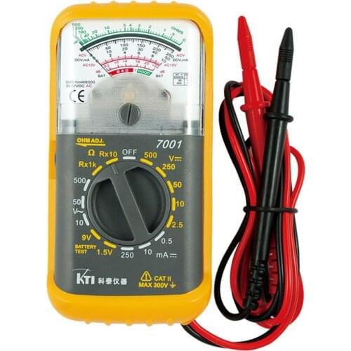 KT KT 7001 mini Analog Multimeter, the structure is simple, functional and practical, easy to carry