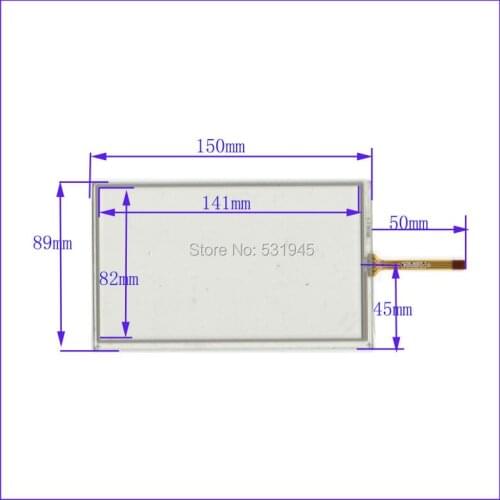ZhiYuSun 150mm*89mm New 6.2 Inch Touch Screen for 6.2 GPS GLASS 150*89 for tble compatible XWT199 for soling gps touch