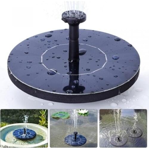 P15D Solar Fountain Pump Water Fountain Pool Pond Waterfall Fountain Garden,13CM/5.11Inches