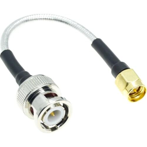 BNC male to SMA male connector lot RG402 .141" Semi flexible rigid Coaxial cable