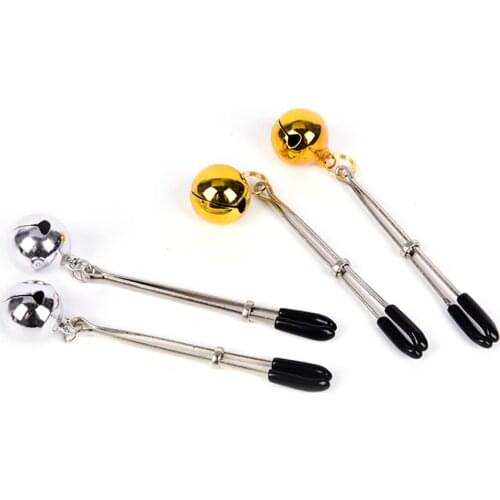 Adjustable Steel Bars Nipple Clamp Adlut Nipple Clitoral BDSM Play Sex Toys For Advanced Nipple Players