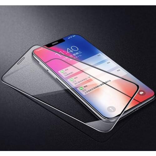 Luxury Tempered Glass For iPhone 11 12 Pro Max Mini XS XR X 7 8 6 6S Plus Curved Full Covered Protective Film Screen Protectors