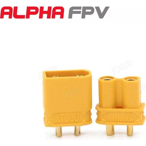 Amass XT30U XT-30 Male Female Bullet Connectors Plugs For RC Lipo Battery (5 pair)