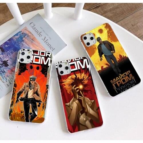 Major Grom Phone Case For iphone 12 11 Pro Max Mini XS Max 8 7 6 6S Plus X 5S SE 2020 XR Silicone Soft cover