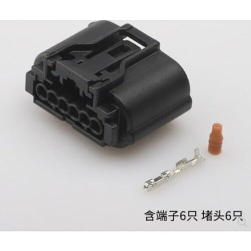 200 pcs 6 Pin 6189-1083 Sensor TS Waterproof 025 Series Accelerator Pedal Auto Connector DJ7062Y-0.6-21