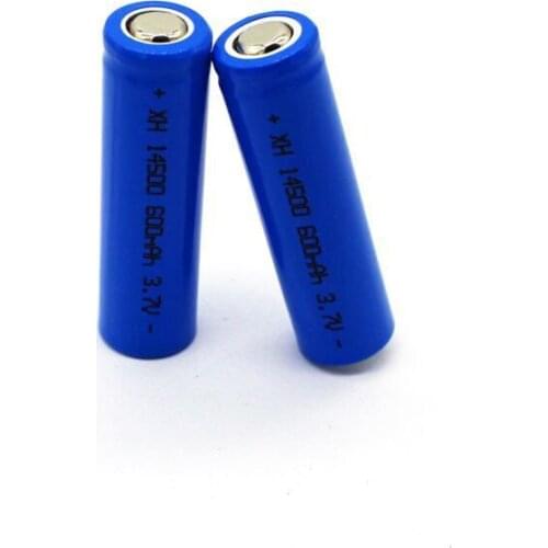 3.7V 600mAh rechargeable Batteries ICR14500 Rechargeable Battery for Camera toy