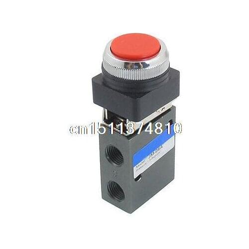 5.5mm Fix Hole G1/4" 2 Position 3 Way Air Pneumatic Mechanical Valve