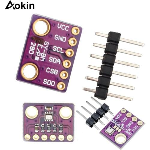 BME280 Atmospheric Pressure Sensor Temperature Humidity Sensor Breakout for Arduino BMP280 sensor Replace BMP180