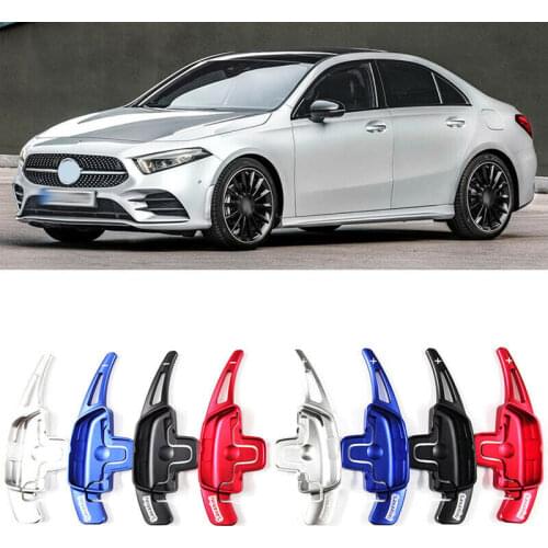 Savanini Alloy Add-On Steering Wheel DSG Paddle Shifters Extension For Mercedes Benz A180 A200 2016-2018