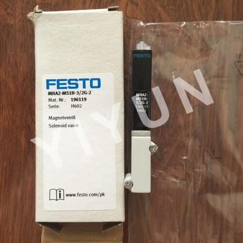 MHA2-MS1H-5/2-2-K 525103 MHA2-MS1H-3/2G-2-K 196121 MHA2-MS1H-3/2O-2 196139 MHA2-MS1H-3/2G-2 196119 FESTO Solenoid valve