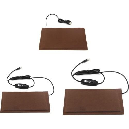 Reptile Heating Pad Waterproof Pet Heating Pad Seedling Insulation Mat Lizard Hamster Care Blanket Temperature Control Equipment