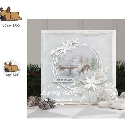 Wreath Decoration Metal Cutting Dies Scrapbooking Stencil Decorative Craft Embossing Die Cuts Card Making New Dies For 2019