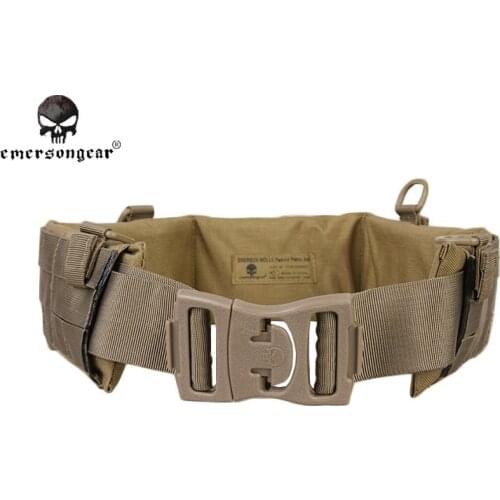 Emersongear MOLLE Padded Patrol Belt Airsoft Combat Military Army Belt Khaki EM5606