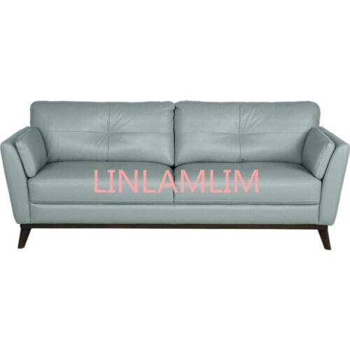 Living Room Sofa set furniture real genuine cow leather sofas puff asiento muebles de sala canape 3 seater shape sofa cama