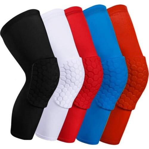 2Pcs Breathable Sports Football Basketball Knee Pads Honeycomb Knee Brace Leg Sleeve Calf Compression Knee Support Protection