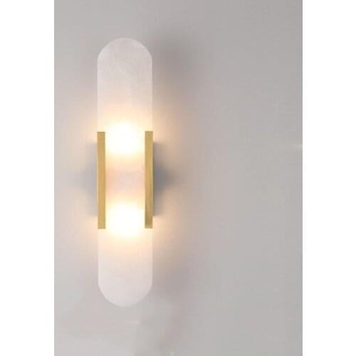 Nordic Marble LED Wall Lamp Lighting Fixtures Bedroom Bedside Study Lights Luxury bar Wall Light Loft Aisle Sconces Decor Lamps