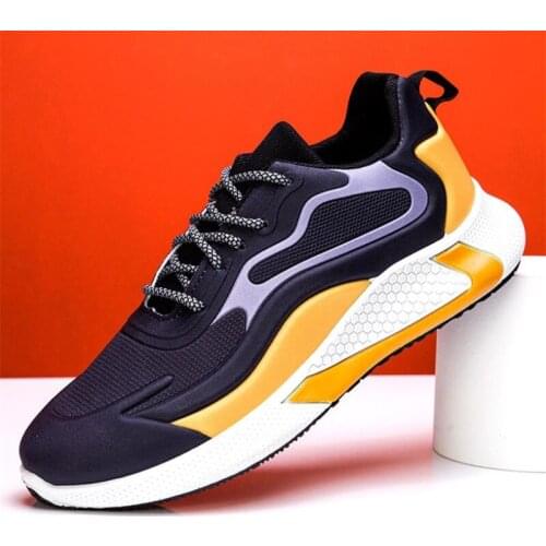 New style Mens shoes Candy Color Mens casual sports shoes color matching Mens casual shoes Flat with Mens sports shoes