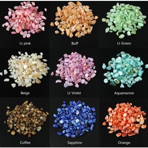 New Natural Crystal Gravel 30g Repair Energy Stone rock Mineral Gravel Specimen Colorful Crystal Stone Home Decoration