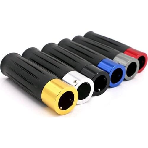 22mm Rubber Motorbike Handle Bar Universal Motorcycle Accessories Retro Scooter Handle Grip Modified Motorcycle Handlebar Grips