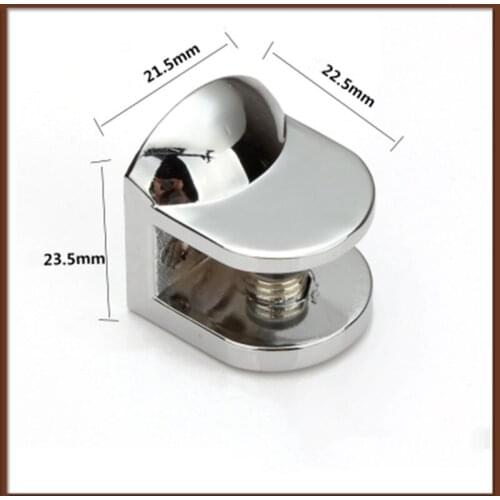 Medium gloss alloy glass clip/clamp, shelf clip,glass laminates Shelf support ,glass thickness:8-10MM Bathroom Hardware CP402