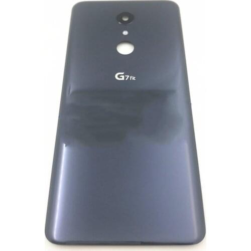 For LG G7 Fit Q850 Glass Battery Cover Protective Back Battery Cover Rear Housing Case With Camera Lens