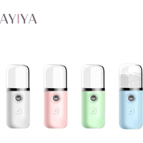USB Nebulizer Face Steamer Humidifier Mini Nano Facial Sprayer Hydrating Anti-aging Wrinkle Women Beauty Skin Care Tool 4 Colors