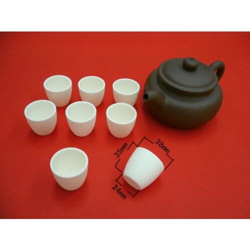 High purity alumina al2o3 ceramic crucible 20ml arc-shaped