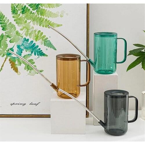 1pc Long-Mouth Watering Can Planting Flower Watering Pots Gardening Supplies Plastic Plant Sprinkler Potted Home Irrigation