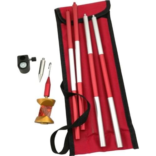 100% BRAND NEW 360 degree Mini Prism with 4 poles,for Robotic Total Station