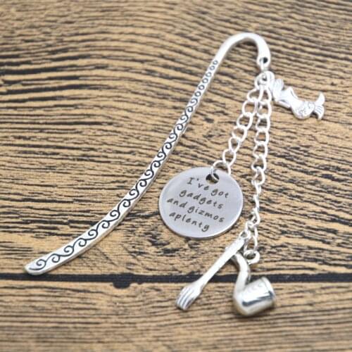 12pcs Ariel Inspired Little Bookmark I've got gadgets and gizmos aplenty Little Mermaid jewelry Gift crystals Bookmark