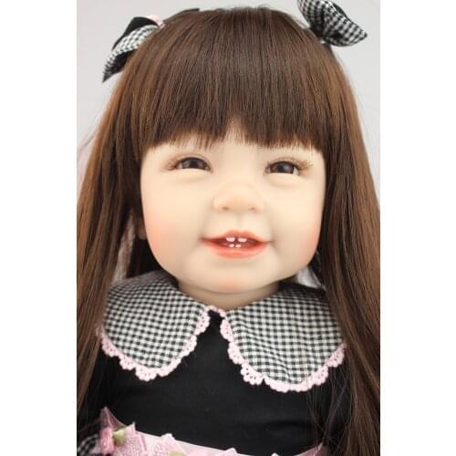 2016 NEW design hot sale lifelike reborn todder girl doll wholesale baby dolls fashion doll Christmas gift for child