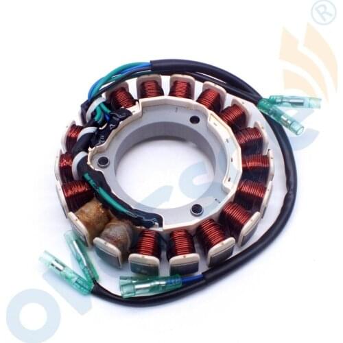 6AH-85510-00 Outboard Stator Assembly For Yamaha Motor F20-05000200 TJ6114 F20 Outboard Motor 6AH-85510