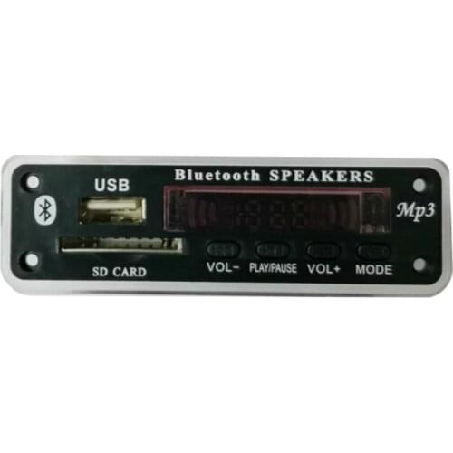 Bluetooth 5.0 Radio 5V 12V Wireless audio Receiver Car Kit FM Module Mp3 Player Decoder Board USB 3.5MM AUX