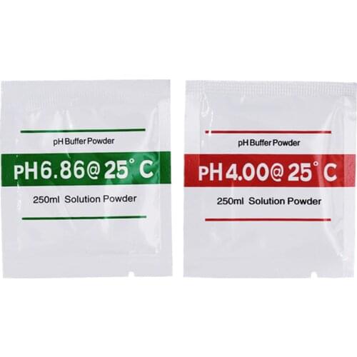 20bags/lot PH Buffer Powder for PH Test Meter Measure Calibration Solution 4.00 6.86 Calibration Point
