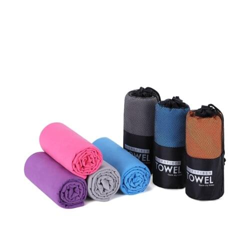 Quick Dry Lightweight Sports Towel 100% Microfiber Portable Beach Swimming Towel Water Sweat-absorbent Towel Outdoor