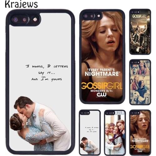 Krajews Chair Gossip Girl TV Show Cover Phone Case For iPhone 5 6S 7 8 Plus 11 12 Pro X XR XS Max Samsung Galaxy S6 S7 S8 S9 S10