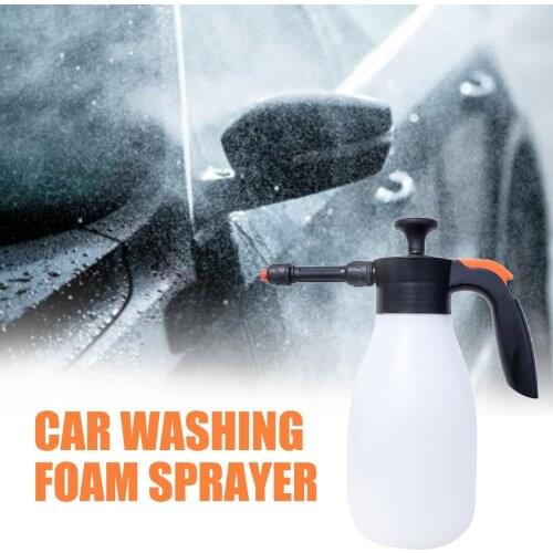 Auto Wash Watering Can High Pressure Cleaner Car Cleaning Sprayer Manual Snow Foam Spray Can Cleaning Foam Nozzle Spray 1.5L
