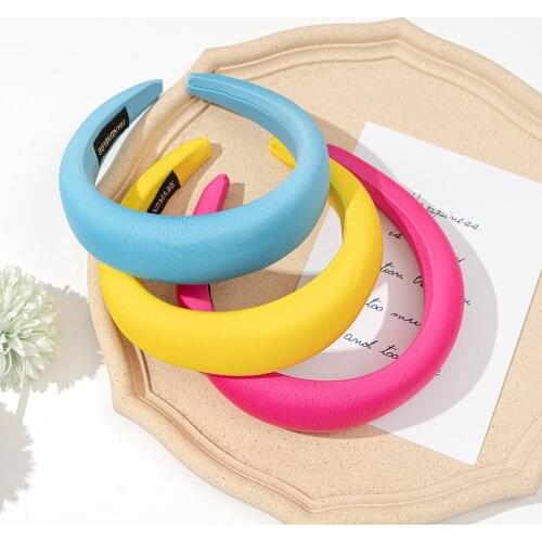Fashion and Simple Hair Accessories Wide Colorful Hairbands Braided Headband Hair Hoop Fashion Hair Bands Bezel Headdress