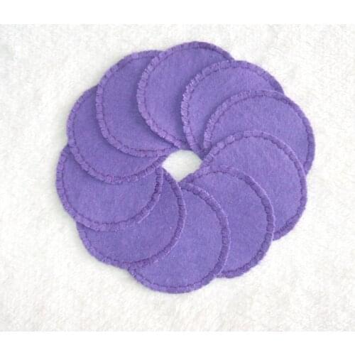 Makeup Remover Pads 16pcs Washable Organic Cotton Rounds Reusable Cotton Pad Toner Facial Soft Cleansing Wipes with Laundry Bag
