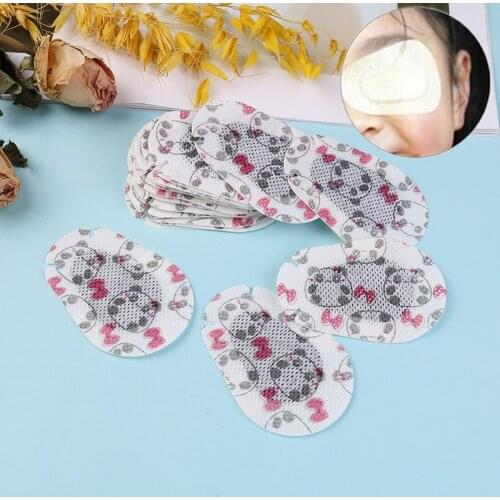 20Pcs Non-woven Cartoon Eye Patches Shield Kids Fabrics Glasses Amblyopia Orthoptic Mask Breathable Soft Eye Patch