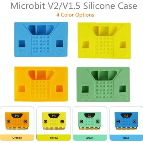 Micro:bit New Silicone Case Microbit V2 Protective Case Compatible with V1.5/ V2 Board