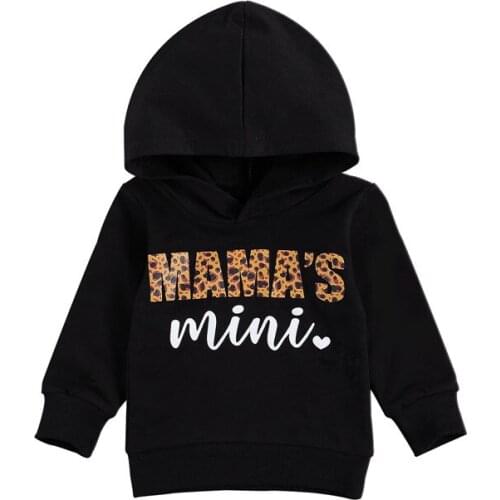 0-6T Toddler Kid Baby Girl Boy Clothes Autumn Pullover Top Long Sleeve Hooded Sweatshirt Cute Sweet Hoodies Children Clothing