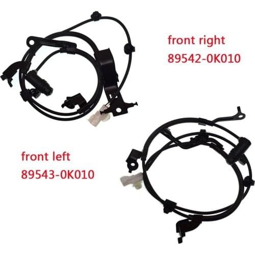 Front ABS Speed Sensor for TOYOTA INNOVA KIJANG INNOVA HILUX KUN40 TGN40 TGN41 KUN15 KUN16 TGN16 GG15 89543-0K010 89542-0K010