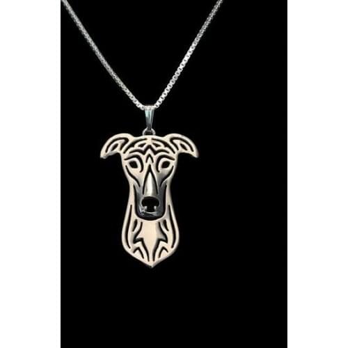 Drop shipping-Greyhound Pendant necklace